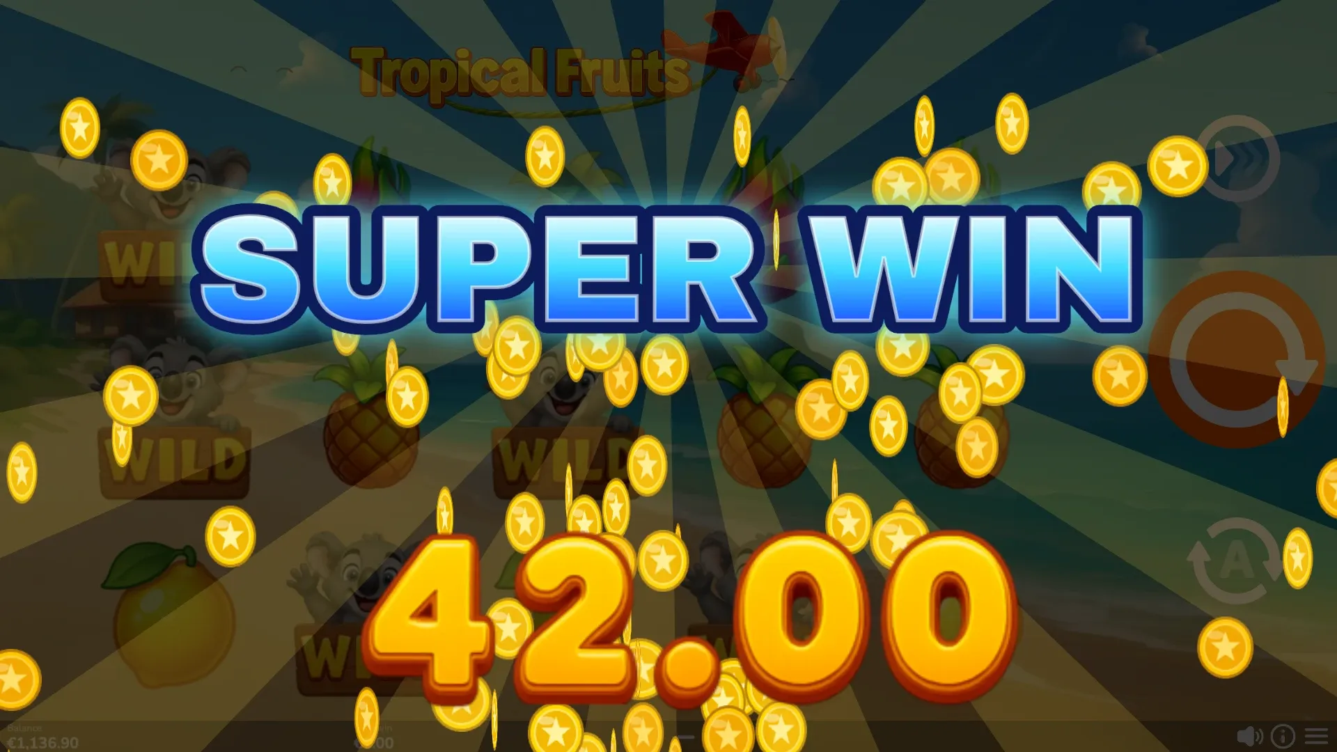 Screenshot: big win